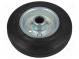 Transportrad  Ø  125mm  W  37,5mm  Bel.dyn  1300N  Bel. Roll-  850N