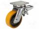 Transportrad  Ø  250mm  W  80mm  H  325mm  Nabe mit Kugellager