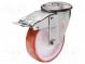 Transportrad  Ø  100mm  W  30mm  H  128mm  Drehrad mit Sperre  173kg
