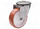 Transportrad  Ø  100mm  W  30mm  H  128mm  Drehrad  Bel.dyn  1,7kN