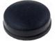 Selbstklebender Fuß  schwarz  Gummi  A  9,9mm  B  4mm  C  3mm