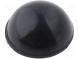 Selbstklebender Fuß  schwarz  Gummi  A  15,9mm  B  8mm