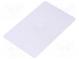 RFID-Karte  86x54x0,8mm  Bereich  90mm  ISO 14443A  13,56MHz