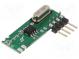 Modul  RF  AM-Empfänger  ASK,OOK  433,92MHz  -114dBm  1,8÷3,6VDC
