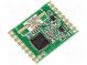 Modul  RF  FM Transceiver  FSK  433,92MHz  SPI  1,8÷3,6VDC  20dBm