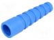 Knickschutztülle  RG58  blau  Anwendung  BNC-Stecker  10Stk.