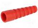 Knickschutztülle  RG58  rot  Anwendung  BNC-Stecker  10Stk.