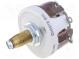Potentiometer  axial  1-Drehung  100Ω  25W  6,35mm  Achse  glatt