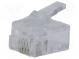 Stecker  RJ11  PIN  4  Ausg.-Sys  6p4c  IDC,Klemmverbindung