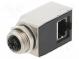 Adapter  RJ45-Buchse,M12 weiblich  Code X-ProfiNET  PIN  8