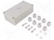 Gehäuse  Verbindungsdose  X 94mm  Y 180mm  Z 57mm  Polystyrol