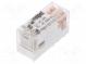 Relay  electromagnetic  DPDT  Ucoil  24VAC  8A  8A/250VAC  8A/24VDC