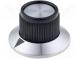 Drehknopf  mit Flansch  Kunststoff  Durchm.Achse  6,35mm