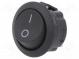 ROCKER  SPST-NO  Pos  2  OFF-ON  10A/250VAC  schwarz  20mΩ  Ø21mm