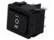 ROCKER  DP3T  Pos  3  ON-OFF-ON  6A/250VAC  schwarz  Fehlen  50mΩ