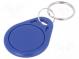 RFID Schlüsselanhänger  blau  100÷150kHz  Mat  Kunststoff  64bit