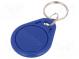 RFID Schlüsselanhänger  blau  100÷150kHz  Mat  Kunststoff  64bit