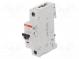 Überstromschalter  230/400VAC  lNenn  8A  Pole  1  DIN  Charakt  C
