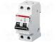 Überstromschalter  230/400VAC  lNenn  6A  Pole  2  DIN  Charakt  B