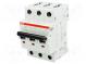 Überstromschalter  230/400VAC  lNenn  10A  Pole  3  DIN  Charakt  C