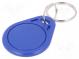 RFID Schlüsselanhänger  ISO/IEC14443-3-A  blau  13,56MHz  4g