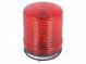 Signalgeber  Licht  Blitzlicht  rot  S80  24VDC  IP44  Ø83x121mm