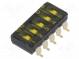 Schalter  DIP-SWITCH  OFF-ON  0,025A/24VDC  Pos  2  -40÷85°C  SMD