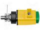 Laborklemme  gelb-grün  300VDC  16A  Montage  schraubbar  -25÷90°C