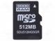 Speicherkarte  Industrie  SD Micro,SLC  512MB  Class 6  -25÷85°C