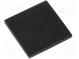 Selbstklebender Fuß  schwarz  Gummi  Y  15mm  X  15mm  Z  1,5mm