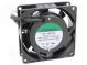 Lüfter  AC  axial  115VAC  80x80x25mm  37(±5%)m3/h  34,5dBA  24AWG