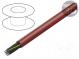Leitungen  SiHF  Cu  Line  25G1mm2  Silikonkautschuk  braun-rot