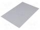 Wärmeleitende Auflage  Silikon-Kautschuk  L 220mm  W 150mm