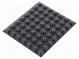 Selbstklebender Fuß  H  5,1mm  schwarz  Polyurethan  Abm  Ø11,2mm