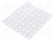 Selbstklebender Fuß  H  5,1mm  transparent  Polyurethan  Bumpon