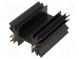 Radiator  geprägt  SOT32,TO220,TO3P  schwarz  L 50,8mm  5,3K/W