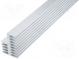Radiator  geprägt  gerippt  natürlich  L 1000mm  W 38mm  H 54mm