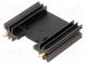 Radiator  geprägt  TO220,TO3P  schwarz  L 38,1mm  W 45mm  H 12,7mm