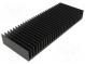 Radiator  geprägt  gerippt  schwarz  L 75mm  W 200mm  H 25mm