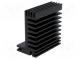 Radiator  geprägt  TO220  schwarz  L 50mm  W 55mm  H 31mm  5,8K/W