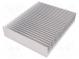 Radiator  geprägt  gerippt  natürlich  L 200mm  W 250mm  H 50mm
