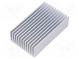Radiator  geprägt  gerippt  natürlich  L 75mm  W 45mm  H 22mm