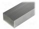 Radiator  geprägt  gerippt  natürlich  L 1000mm  W 75mm  H 45mm