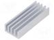 Radiator  geprägt  gerippt  natürlich  L 50mm  W 19mm  H 10mm