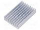 Radiator  geprägt  gerippt  natürlich  L 50mm  W 33mm  H 10mm