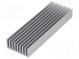 Radiator  geprägt  gerippt  natürlich  L 100mm  W 33mm  H 14mm