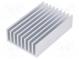 Radiator  geprägt  gerippt  natürlich  L 50mm  W 33mm  H 14mm