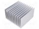 Radiator  geprägt  gerippt  natürlich  L 100mm  W 100mm  H 60mm