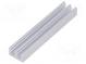 Radiator  geprägt  gerippt  natürlich  L 50mm  W 10mm  H 6mm  natur