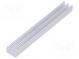 Radiator  geprägt  gerippt  natürlich  L 75mm  W 10mm  H 6mm  natur
